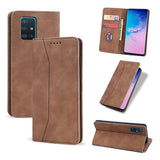 1 x Brand New UEEBAI Wallet Case for Samsung Galaxy A51, Vintage Matte PU Leather Wallet Flip Cover Card Slots Magnetic Closure Shockproof Folio Stand Function - Brown - RRP €12.99