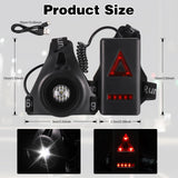 1 x RAW Customer Returns JIZZU running light USB, sports running light, waterproof running light, 250 lumen running lamp sports, USB rechargeable running lamp, 360 reflective chest light, LED chest lamp jogging and running - RRP €16.56