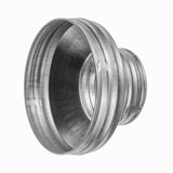 1 x RAW Customer Returns 150 to 80 mm channel reducer, round reducer, pipe riser, galvanized steel reducer drain, drain and vent , reducing coupling - RRP €20.6