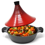 1 x RAW Customer Returns Joeji s Kitchen Moroccan Tajine with Lid Non-Stick - Cast Aluminium Pot Induction 28 cm - Tahineh Pot or Tagine Pot for Cooking - RRP €65.4