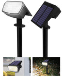 1 x RAW Customer Returns BELLALICHT Solar Lights for Outdoors 65 LED 2-Pack Cold White 6500K Solar Spotlight Waterproof Solar LED Spotlight Garden Lights Solar Lights for Garden Path Yard Garage - RRP €19.99