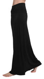 1 x RAW Customer Returns Urban GoCo Women s High Waisted Elastic Fitted Skirt Bodycon Yoga Long Maxi Bell Skirt Black S - RRP €29.98