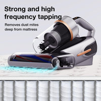 1 x RAW Customer Returns Jimmy BX7 Pro Mite Vacuum Cleaner 700W Powerful Mattress Cleaner with UV-C Light, Dust Mite Sensor, Ultrasonic Function, 16Kpa Suction Handheld Vacuum Cleaner for Mattress Sofa Bed, Gray - RRP €166.8