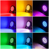 1 x RAW Customer Returns Pieces LED Par Spotlights APP Control 18 3W RGB Spotlight Stage Light with Aotu Sound Mode DJ Light Mixing Colors Disco Light for Party Band Shows Wedding Halloween Christmas - RRP €76.0