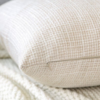 1 x RAW Customer Returns Artscope Set of 2 Cushion Covers Solid Color Throw Pillow Cover, Linen Cushion Covers Modern Decorative Pillows Cushion Cover Set Pillow Case for Sofa Car Bedroom Home Decor 16 x 16 inches 40 x 40 cm Beige - RRP €12.99