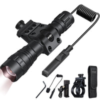 2 x RAW Customer Returns DARKBEAM Infrared Flashlight Night Vision 940nm LED Infrared Light 10W, Work for Night Vision Devices, Zoomable Invisible IR Illuminator Rechargeable for Hunting, Observation, Rescue, with Battery Clip - RRP €106.88