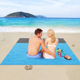 30 x Brand New FUXHBFB Beach Blanket Picnic Mat - 80x83IN Portable Anti Sand Waterproof Beach Mat with 4 Fixed Pegs for Picnic, Beach, Travel, Hiking, Camping and More - RRP €684.0