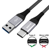 42 x Brand New Bobeite USB C Cable, 3Pack,0.3m 1m 2m 3.1A USB Type C Cable Fast Charging Nylon Charging USB C Charger Cable for Samsung Galaxy S23 S22 S21 S20 S10 S9 S8 Note 20 10 A72 A71 A51 Xiaomi Redmi Note 11 10 - RRP €416.22