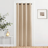 1 x RAW Customer Returns MIULEE Blackout Living Room Curtains Modern Bedroom Curtains Anti-Light Curtains, Room Thermal Insulating Curtains Cold and Heat, Strong and Soft Window Curtains Beige 140x245 CM 1 Piece  - RRP €20.49