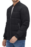 1 x RAW Customer Returns KEFITEVD Bomber Jacket Men s Winter Transition Jacket Stand-Up Collar Flight Jacket Thermal Breathable Bomber Blouson Outdoor Casual Quilted Jacket Stretch Army Jacket Black L - RRP €62.5