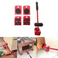 12 x RAW Customer Returns qipuneky 5 Piece Set Furniture Mover with Wheels 150kg Load Capacity Lifter Portable Heavy Furniture Lifting Tool for Moving Home Furniture Red  - RRP €177.24