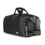 1 x RAW Customer Returns lamaki Holdall Black Edition 2-in-1 Travel Bag, Convertible into a Backpack 45-50 Liters Lightweight Multifunctional with Shoe Compartment Unisex, Robust, Functional, Extendable - RRP €40.33