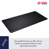 8 x Brand New Officeworld Range Cork and Leather Desk Pad - Mouse Pad - Desk Pad For Office - Double Sided 80 X 40 Cm Laptop Desk Pad - RRP €151.92