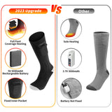 1 x RAW Customer Returns Electric Heated Socks Rechargeable Battery M 36-40 EU - female  - RRP €32.26