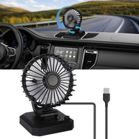 2 x RAW Customer Returns Coikes Car Fan 5V Car Cooling Fan for Dashboard Portable Mini Fan 360 Degree Rotation Car Vehicle Fan USB Charging Multifunctional Cooling Air Fan for Car, SUV, Office, Camping - RRP €19.8