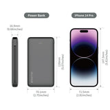 1 x RAW Customer Returns JELLYSUB Power Bank 10000mAh USB C with 2 Integrated Cables, Powerbank 22.5W QC4.0 and PD3.0 Quick Charge 3 Outputs, Portable Charger for iPhone 15 14, Samsung, Huawei, Xiaomi ETC - RRP €34.19