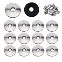 1 x RAW Customer Returns YouU 4.2 4.8 5.5 6.3 8mm Multiple Models Stainless Steel Neoprene EPDM Bonded Sealing Gasket Washers Assortiment Kit 8x25mm 50pcs  - RRP €10.99