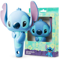 1 x RAW Customer Returns Disney Stitch Hairbrush Without Pulling, Gift Idea for Children Girls Teenagers Adults, Detangling Brush Stitch, Marie Aristocats, Minnie Mouse, Baby Yoda Blue Stitch 3D  - RRP €13.98