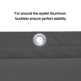 1 x RAW Customer Returns SUNNY GUARD balcony privacy screen 90x600cm balcony cover PES UV protection balcony cladding weatherproof, with cable ties, anthracite - RRP €25.13