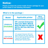 1 x RAW Customer Returns LCL Remanufactured Toner Cartridge CE403A 507A 1 Magenta Replacement for HP Laserjet Enterprise 500 Color M551 M551N M551DN M551XH M575f M575c M575dn M570dw - RRP €47.59