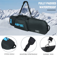 1 x RAW Customer Returns AUMTISC Snowboard Bags Board Bags Ski Bag Ski Equipment Snowboard Storage Snowboard Travel Bag Padded Ski Bag Ski Equipment Ski Travel Bag Long Ski Bag Length - RRP €37.04