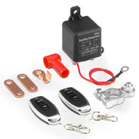 1 x RAW Customer Returns GEARZAAR battery isolator switch 12V, battery isolator switch 200A, radio switch with dual remote control, vehicle battery isolator switch, kill switch for car, RV, boat, yacht, caravan, anti-theft. - RRP €30.19