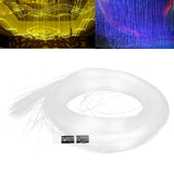 1 x RAW Customer Returns 200PCS Fiber Optic Light End Glow Cable PMMA Glowing Plastic Fiber Optic Cable for Star Ceiling Light Party Light Night Light Lamp Calming Lamp Fiber Curtain Decoration - RRP €34.86