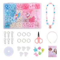 9 x Brand New Luclay Unicorn Beaded Bracelets for Girls Beginners DIY Beads for Threading with Storage Box Necklaces Bracelet Letter Beads Jewelry Making Kit Colorful Jewelry Crafts Christmas Gift - RRP €70.65