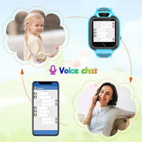 1 x RAW Customer Returns YEDASAH Smartwatch Children with GPS and Phone, Children GPS Smart Watch SOS Waterproof IP68 Voice Chat School Mode Mutual Calling Touch Screen for Boys Students Children - RRP €39.66