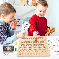 2 x Brand New Kiuiom Multiplication Board, Montessori Children s Counting Toy, Math Game Fun For Math Pros, Wooden One By One Hundred Board Toys, Math Learning For Elementary School Students, Number Learning Game Tasks - RRP €22.18