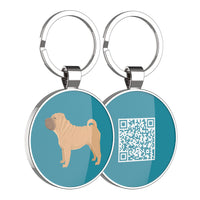 1 x Brand New DISONTAG QR Code Dog Tag ID 41 Dog Breeds Personalized Social Online Page-Free Online Pet Profile-Modifiable-Privacy Control-No APP Required - RRP €16.8