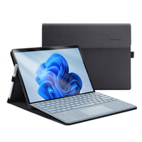 1 x RAW Customer Returns Omnpak Case for Surface Pro 8 Tablet, Business Case with Pen Holder, Adjustable Multi-Viewing Angle, Compatible with Type Cover Keyboard - RRP €34.06