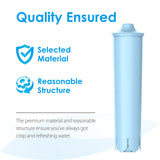 1 x RAW Customer Returns Waterdrop replacement water filter for Jura Blue, Jura 71312 Blue, Compatible with the GIGA , ENA Micro, IMPRESSA series, T V S D certified 10 pieces  - RRP €39.99