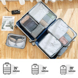 1 x RAW Customer Returns SHAINE Packing Cubes for Suitcase Organizer Bags 10Pcs, Travel Organizer Waterproof Travel Bags Folding Travel Cubes Bag for Clothes Shoes Bags Toiletries Bag - RRP €14.99