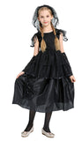 11 x Brand New Ghost Bride Halloween Costumes for Girls Prom Corpse Carnival Cosplay Dress Black 7-9 Years - RRP €219.89