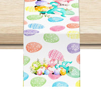 1 x Brand New ANOTION Easter Table Runner, 274cm Length, Easter Decorations with Eggs and Gnomes, for Spring Decorations and Easter Parties - RRP €22.8