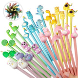 1 x RAW Customer Returns yuechen 30 pencils children s party favors, school HB pencils set, cute animal pencil caps, party favors children s birthday party gifts - RRP €10.2