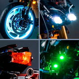 1 x RAW Customer Returns Remote Control Light Kit for Lego Yamaha MT-10 SP Motorcycle Not Lego , Led Lighting Set for Lego 42159 Technic Yamaha MT-10 SP Motorcycle Creative Toys for Adults - RRP €39.98