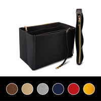 1 x RAW Customer Returns AT Allure-T handbag organizer felt keychain, insert can be used separately - bag organizer Neverfull mm, bag organizer shopper. Bag in bag, black M - RRP €22.18