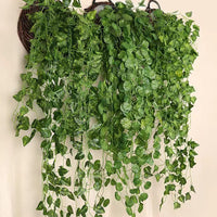 17 x Brand New Pack of 3 different artificial hanging vines artificial plants hanging plastic plants hanging plants artificial plants with leaves of different shapes for indoor and outdoor decoration - RRP €237.83