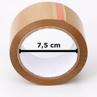 3 x Brand New Aunics Packaging Tape 6pcs 68 x 50mm Extra Strong 408m for Cardboard Shipping Boxes - RRP €75.6