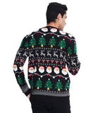 1 x RAW Customer Returns IDGREATIM Men s LED Light Christmas Sweater Ugly Christmas Sweater Santa Claus Long Sleeve Sweater for Christmas XL - RRP €46.38