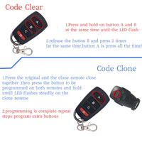 1 x RAW Customer Returns DieseRC 3pcs Garage Door Remote Control Cloning Remote Control 433 MHz Universal Remote Control Wireless Keychain Duplicator - RRP €20.99