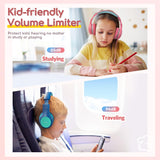 1 x RAW Customer Returns EarFun Kids Headphones 2-Pack, Kids Headphones with Cable, 85 94dB Volume Limiter, Foldable, Adjustable, Stereo Sound, HD Microphone, Audio Sharing, Over Ear Kids Headphones for School Travel - RRP €29.99