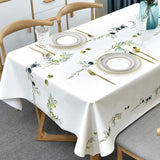 1 x RAW Customer Returns Plenmor Oilcloth Tablecloth Plastic Tablecloth Weatherproof, Oilcloth Tablecloth Table Cloth Waterproof Oilcloth Tablecloth Rectangular for Kitchens, Parties, Outdoor Tablecloth Olives, 137 x 185 cm  - RRP €21.17