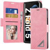 1 x RAW Customer Returns Neivi Case for Samsung Galaxy Z Fold 5, Wallet Flip Case Card Slots Premium PU Leather Protective Case for Samsung Z Fold 5 RFID Blocking Stand Function Shockproof TPU Protective Case - RRP €21.6