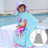 1 x RAW Customer Returns KAKU NANU Bath Towels Children s Bath Towel, Exquisite Pattern Bathrobe Bath Poncho Bath Poncho, Cute Towel with Hood for Children Boys Girls - RRP €18.99