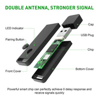 1 x RAW Customer Returns NOPWOK Xbox Wireless Adapter for PC Windows 10 8.1 8 7 and Headset, Wireless Adapter Compatible with Xbox Controller - RRP €23.18