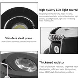 1 x RAW Customer Returns Midore Small LED recessed spotlights 10er 1W 230V round recessed spots with transformer swiveling mini spot downlights LED ceiling spots 110lm cut-out hole size 42-45mm - RRP €33.97