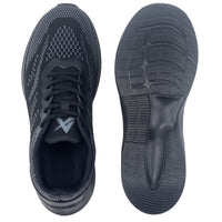 5 x Brand New Azooken Running Shoes Men Women Sports Shoes Running Sneakers Casual Fashion Fitness Outdoor Breathable Sneakers T231-Black45  - RRP €188.05